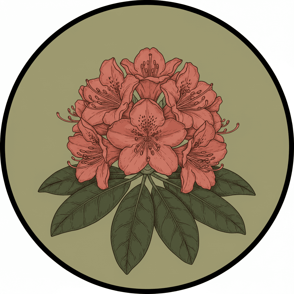 Rhododendrons Flame microseason image