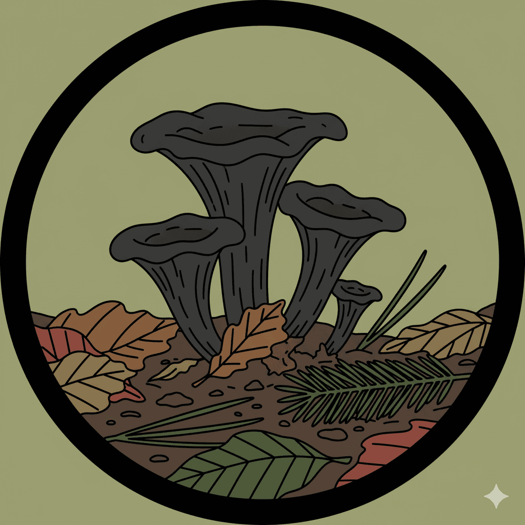 Black Trumpets Fruit microseason image